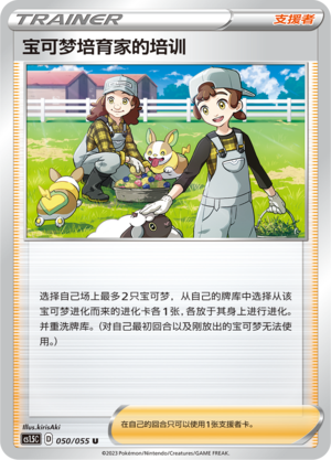 宝可梦培育家的培训